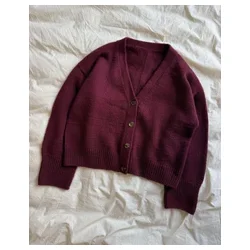 Petiteknit - Scarlet Cardigan - Enkeltopskrift