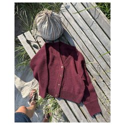 Petiteknit - Scarlet Cardigan - Enkeltopskrift