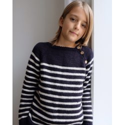 Petiteknit - Seaside Sweater Junior - Enkeltopskrift