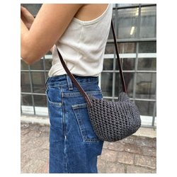 Petiteknit - For til Taske med rund bund - � 58 cm. Brun