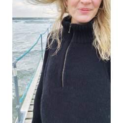 YKK Lynls 6mm Antik Messing 20 / 35 / 45 cm Sort