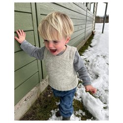 Petiteknit - Storm Slipover Junior - Enkeltopskrift