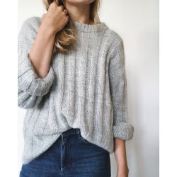 PetiteKnit - Striber p langs Sweater- Enkeltopskrift