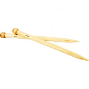 Hjertegarn strikkepinde Bambus 20,00 mm