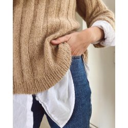PetiteKnit - Striber p langs Sweater- Enkeltopskrift