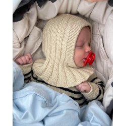 Petiteknit - Sunday Balaclava Baby - Enkeltopskrift
