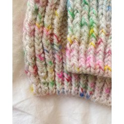 PetiteKnit - Terrazzo Neck Junior - Enkeltopskrift