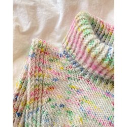 PetiteKnit - Terrazzo Neck Junior - Enkeltopskrift