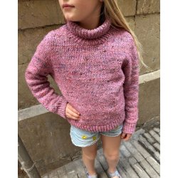 Petiteknit - Terrazzo Sweater Junior - Enkeltopskrift