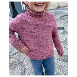 Petiteknit - Terrazzo Sweater Junior - Enkeltopskrift
