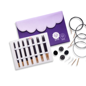 Knitpro - J'Adore Cubics Uskiftelige Rundpindes�t  (19301)