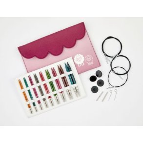 Knitpro - Dreamz Deluxe - S�t med 9 par udskiftelig rundpinde (200633)