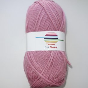 G-B Nora Acrylgarn. Fv. 34 Lys Gammel Rosa