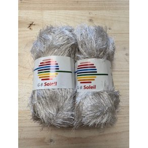  Pelsgarn Soleil Farve 80 Silvler Fox