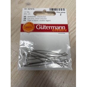 G�termann - Ketlen�le S�lvfarvet 12 stk (667676)