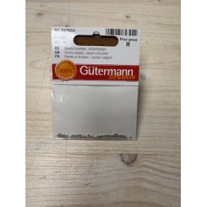 Gtermann - Flade Perler Slvfarvet 60 stk (667633)