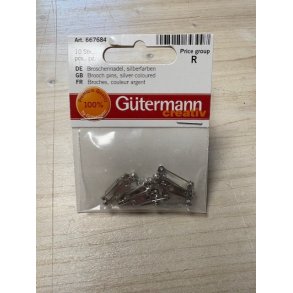 Gtermann - Brochenle Slvfarvet 10 Stk (667684)