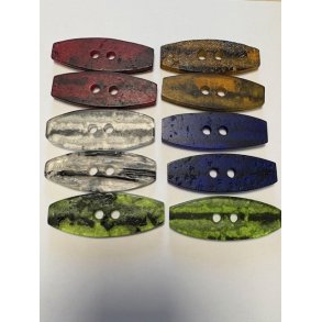 Prydknap Stor i h�rd poly 6 Cm