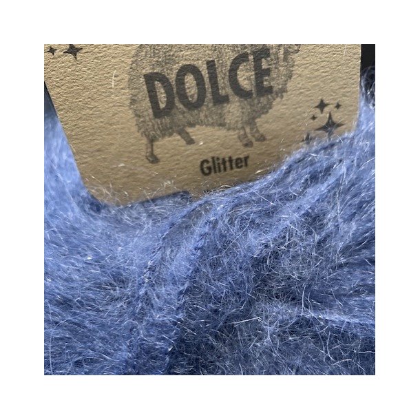 Dolce - Kid Mohair Glitter Farve 179 Jeans Bl