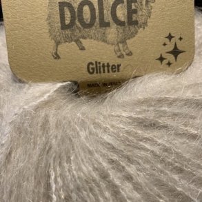 Dolce - Kid Mohair Glitter Farve 300 Kitt