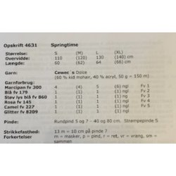 Springtime - Cewec - Enkeltopskrift nr 4631