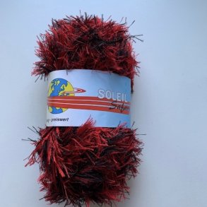 Pelsgarn Safari Fv. 402 - Sort/Rd