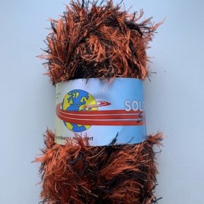 Pelsgarn Safari Fv. 406 - Rust/Sort