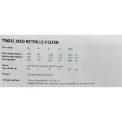 Kamma By Permin - Tr�je Med Retrille-Felter - Enkeltopskrift / Nr. 899504