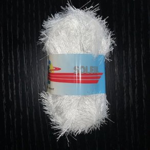 Pelsgarn Soleil Farve 10 Hvid