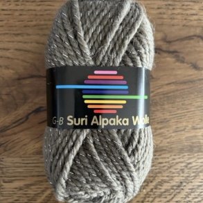 G-B Suri Alpakka Glimmer Fv. 05 KhakiBrun