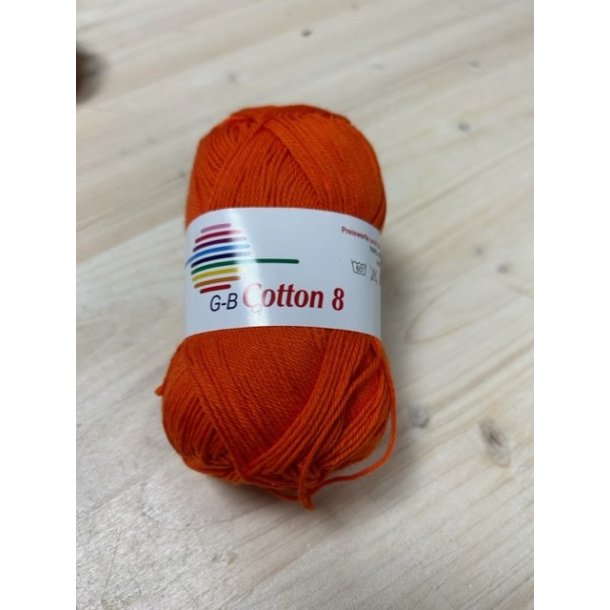 G-B Cotton 8 Fv. 1710 Orange