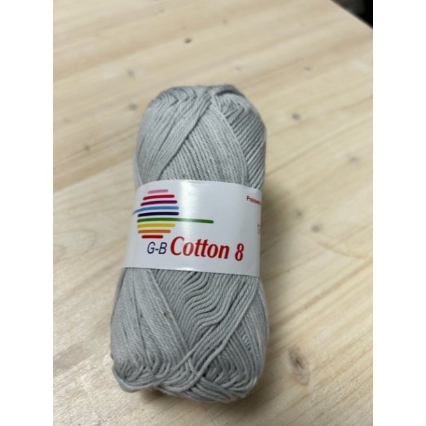 G-B Cotton 8 Fv. 1250 Lys Gr