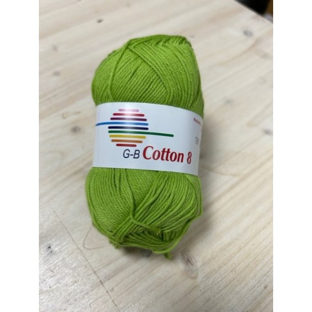 G-B Cotton 8 Fv. 1423 Lys Grn