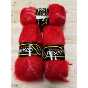 G-B Frisco Pelsgarn. Fv. 80 Rd m/ Hvidt 