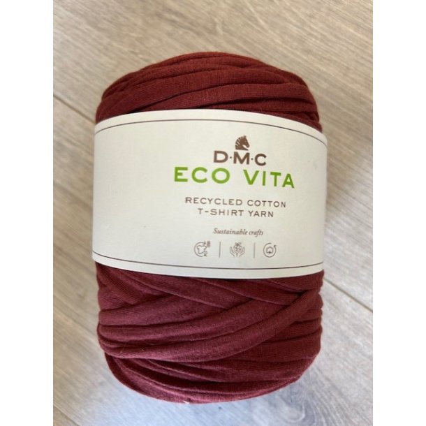 Eco Vita - T-shirt Yarn - Rdbrun