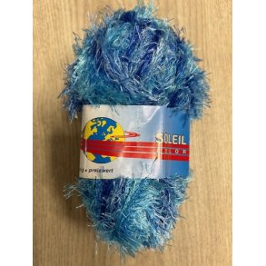 Pelsgarn Soleil Color - Fv. 305 Bl/Turkis/Aqua Multi