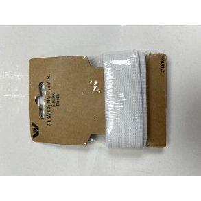 Elastik 25mm - 1,50 M Hvid