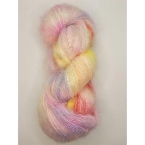 Handdyed - Tyk Mohair Fv. 125 Multi