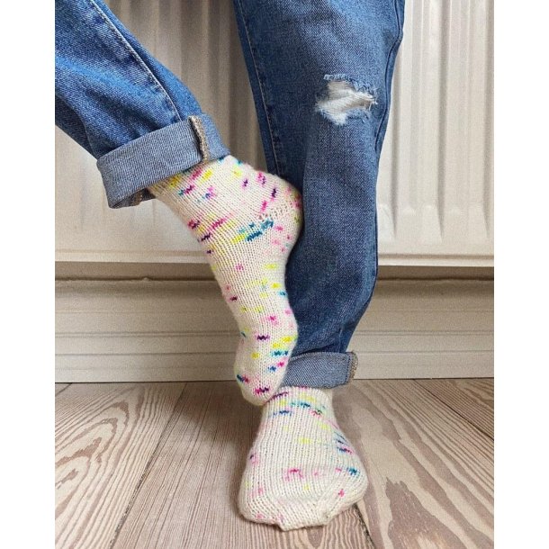 PetiteKnit - Everyday Socks Junior - Enkeltopskrift