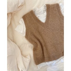 PetiteKnit - Stockholm Slipover V-Neck- Enkeltopskrift