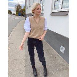 PetiteKnit - Stockholm Slipover V-Neck- Enkeltopskrift