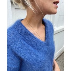 Petiteknit - Stockholm Sweater V-Neck - Enkeltopskrift