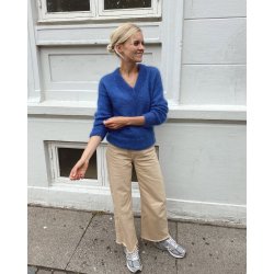 Petiteknit - Stockholm Sweater V-Neck - Enkeltopskrift