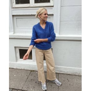 Petiteknit - Stockholm Sweater V-Neck - Enkeltopskrift