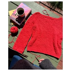 Petiteknit - Wave Tee - Enkeltopskrift