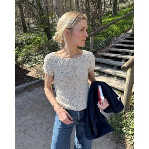 Petiteknit - Wave Tee - Enkeltopskrift