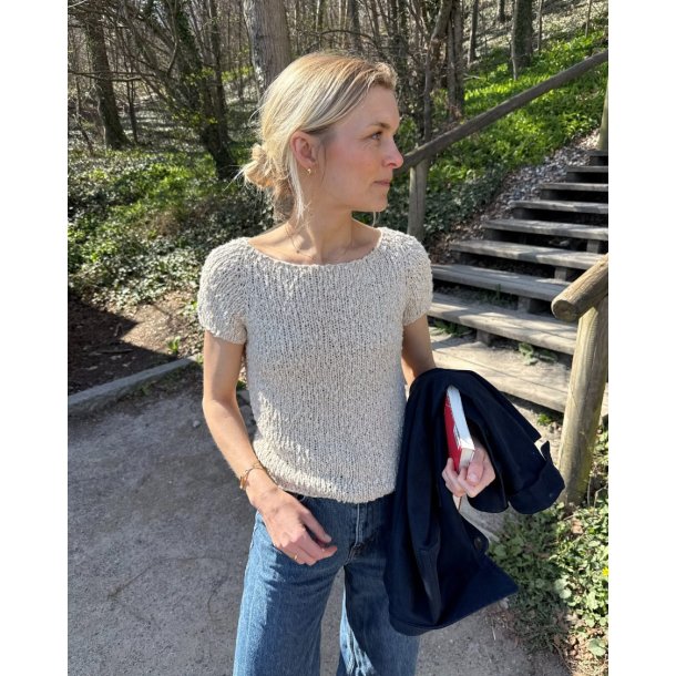 Petiteknit - Wave Tee - Enkeltopskrift