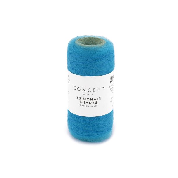 Katia Concept - 50 Mohair Shades Fv. 56 Cyan Blue