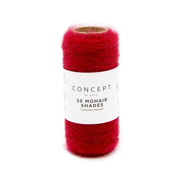 Katia Concept - 50 Mohair Shades Fv. 44 Luminous Red