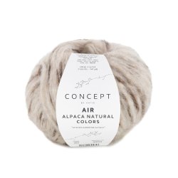 Concept By Katia - Air Alpaca Natural Fv. 202 Beige/Brun